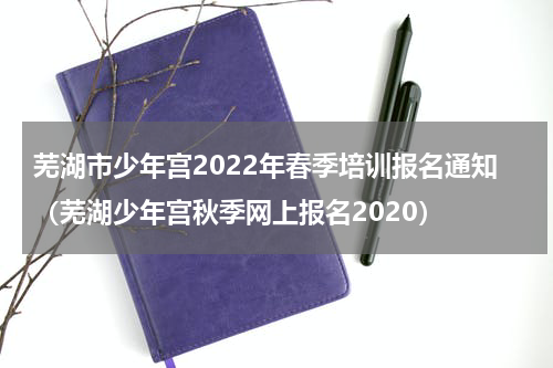 芜湖市少年宫2022年春季培训报名通知（芜湖少年宫秋季网上报名2020）