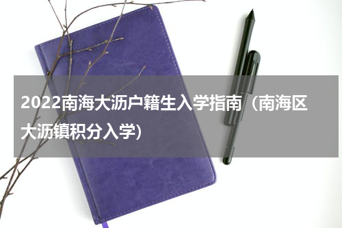 2022南海大沥户籍生入学指南（南海区大沥镇积分入学）