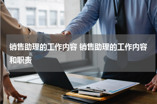 销售助理的工作内容 销售助理的工作内容和职责