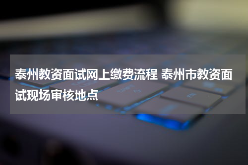 泰州教资面试网上缴费流程 泰州市教资面试现场审核地点