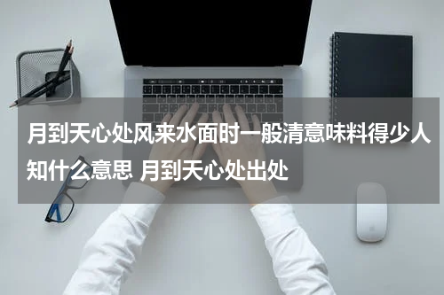 月到天心处风来水面时一般清意味料得少人知什么意思 月到天心处出处