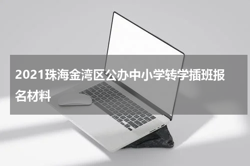 2021珠海金湾区公办中小学转学插班报名材料