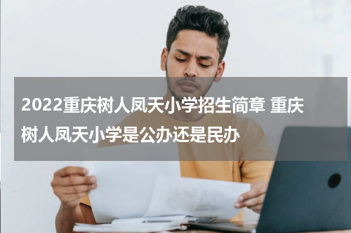 2022重庆树人凤天小学招生简章 重庆树人凤天小学是公办还是民办