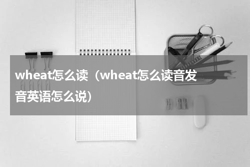 wheat怎么读（wheat怎么读音发音英语怎么说）