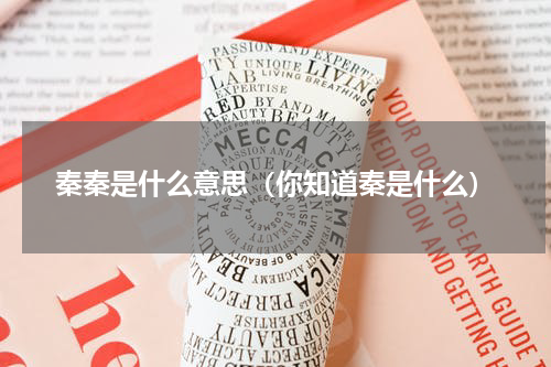 秦秦是什么意思（你知道秦是什么）