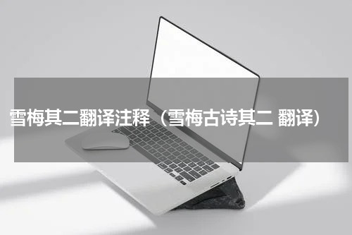 雪梅其二翻译注释（雪梅古诗其二 翻译）