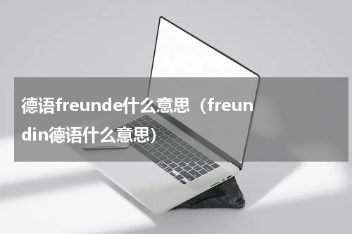 德语freunde什么意思（freundin德语什么意思）
