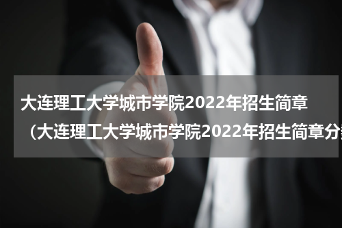 大连理工大学城市学院2022年招生简章（大连理工大学城市学院2022年招生简章分数）