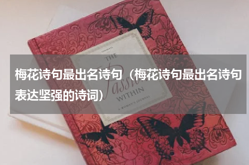 梅花诗句最出名诗句（梅花诗句最出名诗句表达坚强的诗词）