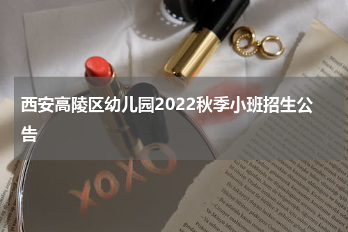 西安高陵区幼儿园2022秋季小班招生公告