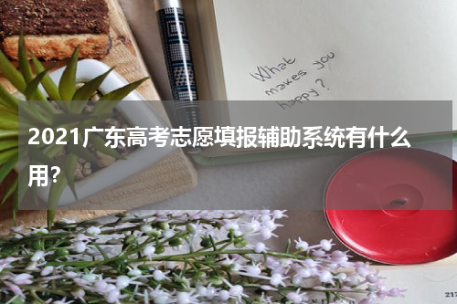 2021广东高考志愿填报辅助系统有什么用？