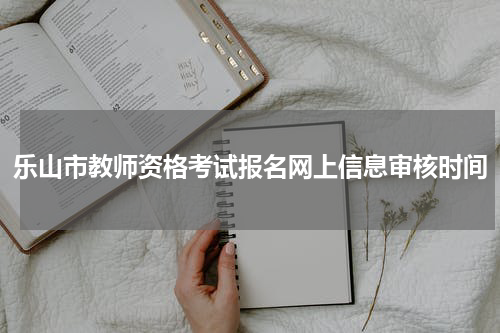 乐山市教师资格考试报名网上信息审核时间