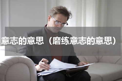 意志的意思（磨练意志的意思）