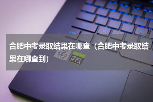 合肥中考录取结果在哪查（合肥中考录取结果在哪查到）