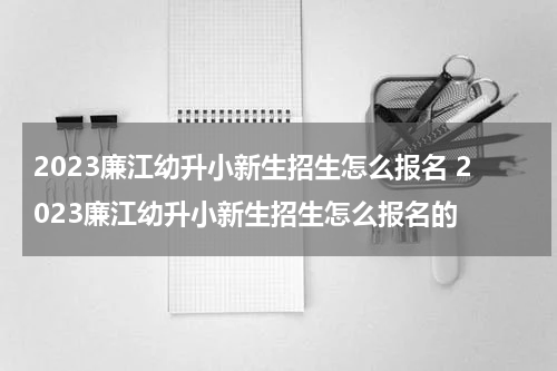 2023廉江幼升小新生招生怎么报名 2023廉江幼升小新生招生怎么报名的