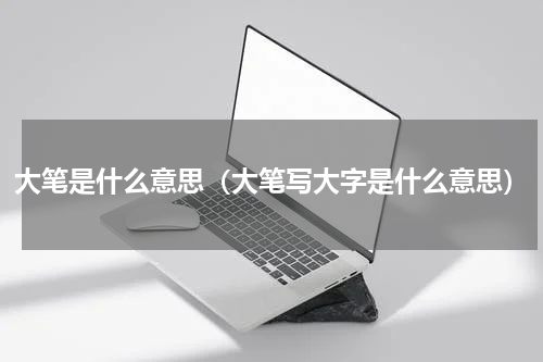 大笔是什么意思（大笔写大字是什么意思）