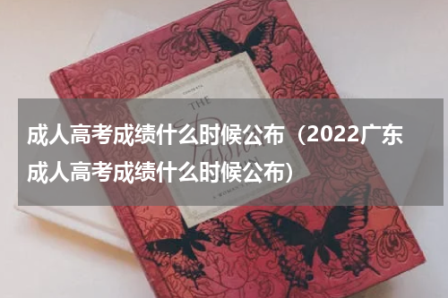 成人高考成绩什么时候公布（2022广东成人高考成绩什么时候公布）