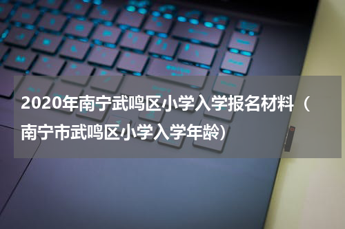 2020年南宁武鸣区小学入学报名材料（南宁市武鸣区小学入学年龄）