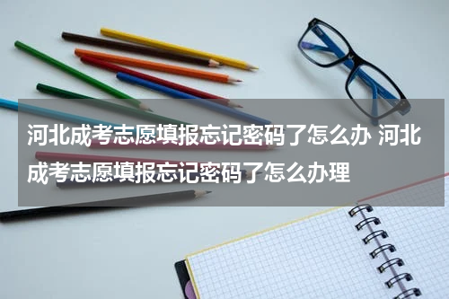 河北成考志愿填报忘记密码了怎么办 河北成考志愿填报忘记密码了怎么办理
