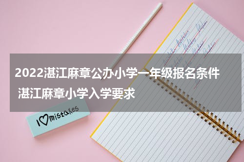 2022湛江麻章公办小学一年级报名条件 湛江麻章小学入学要求