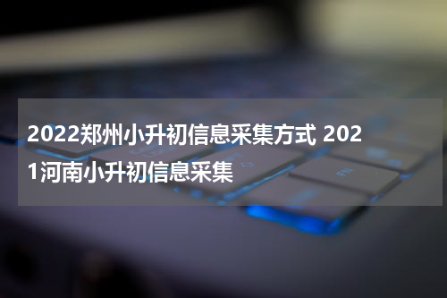 2022郑州小升初信息采集方式 2021河南小升初信息采集