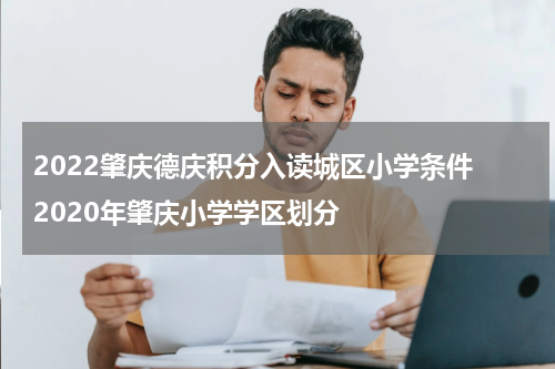 2022肇庆德庆积分入读城区小学条件 2020年肇庆小学学区划分