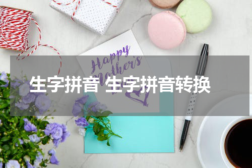 生字拼音 生字拼音转换