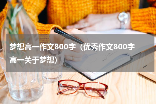 梦想高一作文800字（优秀作文800字高一关于梦想）