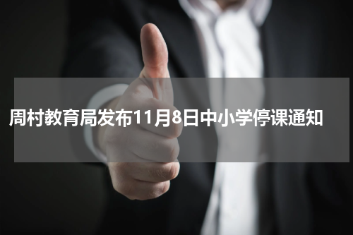 周村教育局发布11月8日中小学停课通知