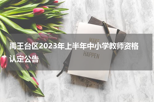 禹王台区2023年上半年中小学教师资格认定公告