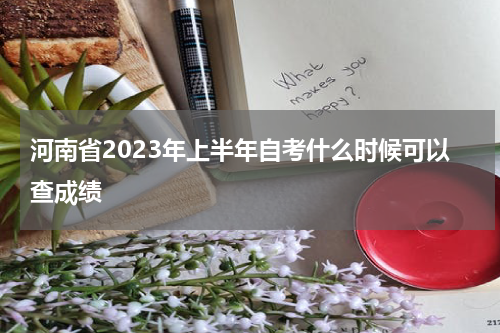 河南省2023年上半年自考什么时候可以查成绩