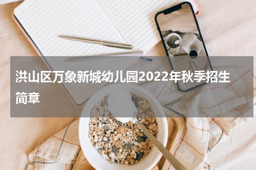 洪山区万象新城幼儿园2022年秋季招生简章