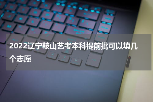 2022辽宁鞍山艺考本科提前批可以填几个志愿