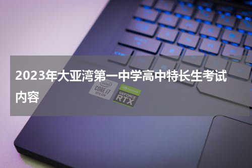 2023年大亚湾第一中学高中特长生考试内容