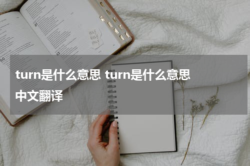turn是什么意思 turn是什么意思中文翻译