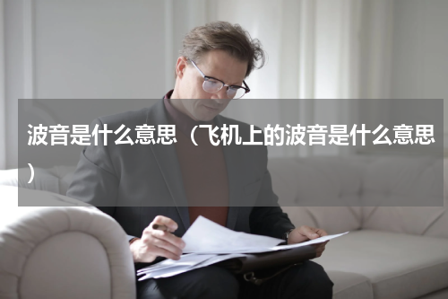 波音是什么意思（飞机上的波音是什么意思）