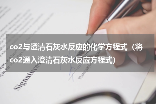 co2与澄清石灰水反应的化学方程式（将co2通入澄清石灰水反应方程式）