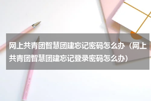 网上共青团智慧团建忘记密码怎么办（网上共青团智慧团建忘记登录密码怎么办）