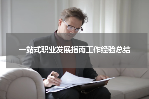 一站式职业发展指南工作经验总结