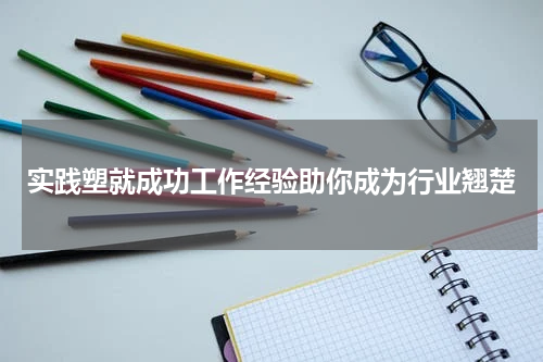 实践塑就成功工作经验助你成为行业翘楚