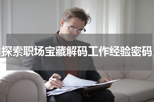 探索职场宝藏解码工作经验密码