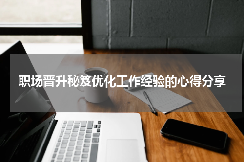 职场晋升秘笈优化工作经验的心得分享