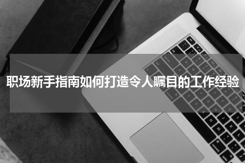 职场新手指南如何打造令人瞩目的工作经验