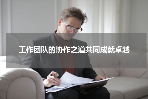 工作团队的协作之道共同成就卓越