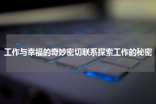 工作与幸福的奇妙密切联系探索工作的秘密