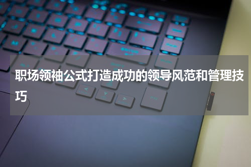 职场领袖公式打造成功的领导风范和管理技巧