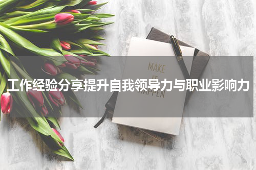 工作经验分享提升自我领导力与职业影响力