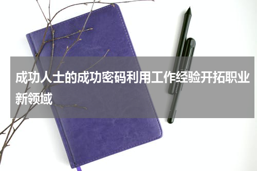 成功人士的成功密码利用工作经验开拓职业新领域