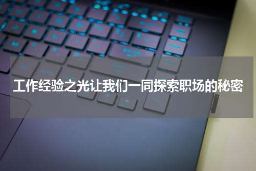 工作经验之光让我们一同探索职场的秘密