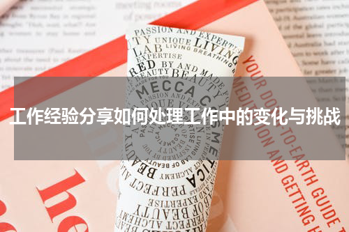 工作经验分享如何处理工作中的变化与挑战